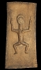 Wood door from Gabon, collected by Walker. 1884.56.47