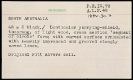 Pitt Rivers Museum catalogue card for an artefact from the PRM, Oxford