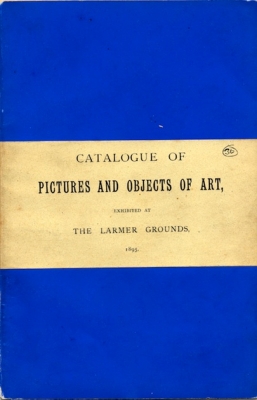 The cover of the catalogue of the September 1895 Exhibition at the Larmer Grounds