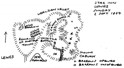 Illustration from letter dated 2.9.1877
