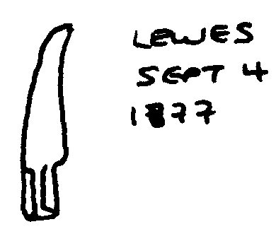 Illustration from letter dated 4.9.1877