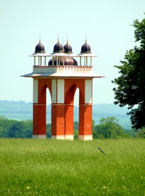 Folly at Larmer Gardens, 2012 [Photo by H. Davison]