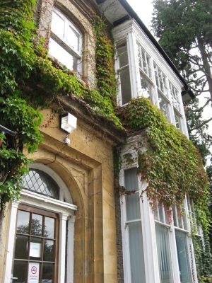 Front entrance to Uplands