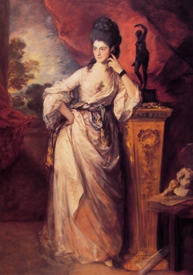 Lady Ligonier portrait by Gainsborough
