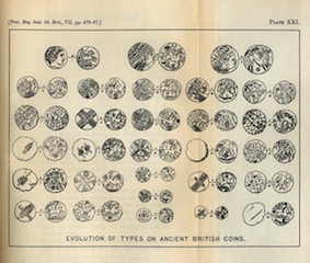 Plate XXI Evolution of Culture, coins