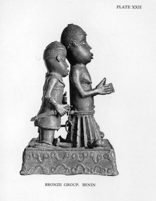 Bronze Group (Plate XXII, 'The Pitt-Rivers Museum, Farnham')