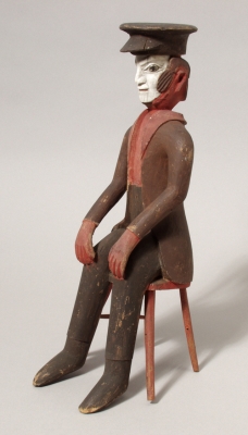 Carving of European, Vancouver Island, Canada. Pitt Rivers Museum, Oxford 1884.65.18