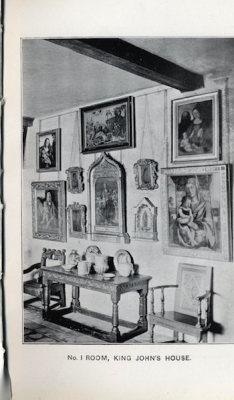 King John's House from the Pitt-Rivers Guide