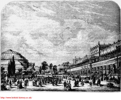 Horticultural Gardens and Exhibition gallery from http://www.british-history.ac.uk/report.aspx?compi