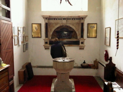 The Pitt-Rivers' memorial at Tollard Royal church Photo by P. Goose