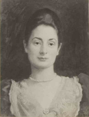 Ursula Scott, earlier Fox-Pitt, by F.S. Beaumont 1892