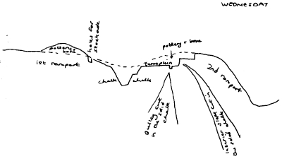 Illustration from letter dated 'Wednesday'